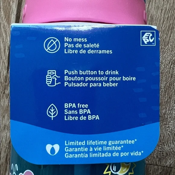 NWT Contigo Aubrey Kids 14 Fl. Oz. Plastic Water Bottle - Picture 6 of 8